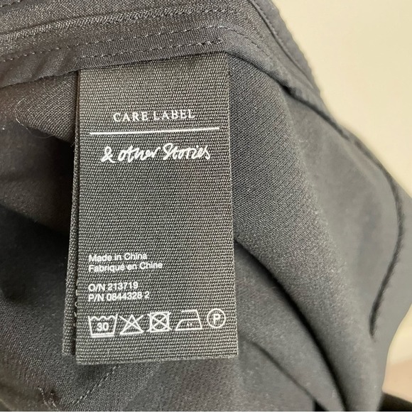 & Other Stories Black Double Breasted Short Sleeve Coat Dress 0 - Picture 4 of 8